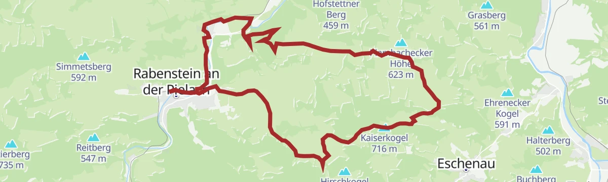 Route map: Kaiserkogel-Strecke
